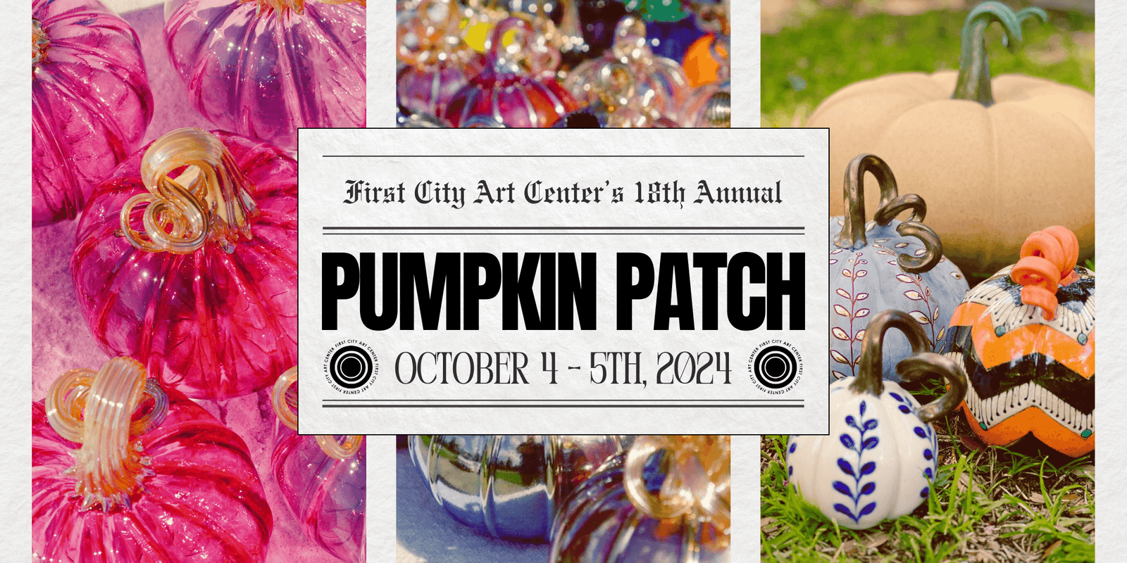 First City Art Center’s 18th Annual Pumpkin Patch