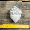 Ceramic Acorn - Matte White - (A-1437)