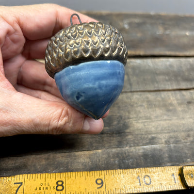 Ceramic Acorn - Translucent Storm Blue- (A-1446)